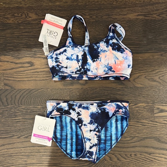 Athleta Girl Reversible Swim Suit - Picture 1 of 4